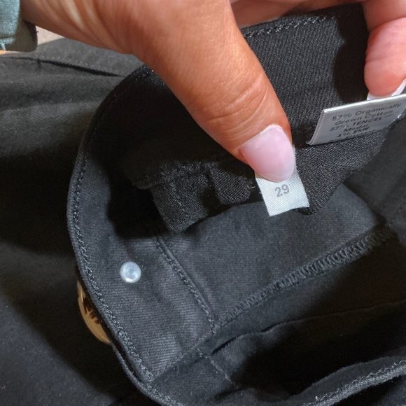 Reformation Marilyn High & Skinny Black Jeans with Belt Women’s Size 29 - Picture 6 of 8